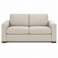 2-Sitzer Sofa Beige Polyester Rechteckig 160 x 90 x 85 cm
